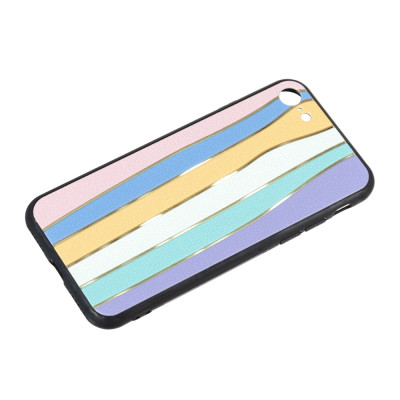 Чехол накладка Rainbow iPhone 7 Розовый Песок