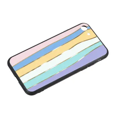 Чохол накладка Rainbow iPhone 7 Рожевий Пісок