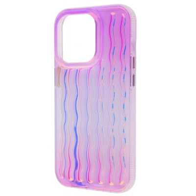 Накладка WAVE Gradient Sun iPhone 14 Pro Синяя/Фиолетовая
