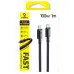 Кабель Baseus New Braided Type-C to Type-C 100W 1м Черный Кабель Baseus New Braided Type-C to Type-C 100W 1м Черный
