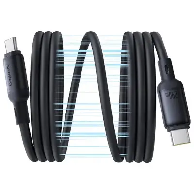 Кабель дата Baseus PicoGoType-C to Type-C 2м 240W Черный Кабель дата Baseus PicoGoType-C to Type-C 2м 240W Черный