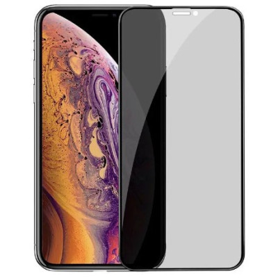 Захисне скло Privacy 3D iPhone X/XS/11 Pro Чорне