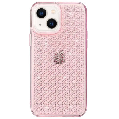 Чехол накладка Shine iPhone 13/ iPhone 14 Розовая