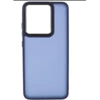 Чехол накладка Lyon Frosted Motorola Moto E40 Темно-синяя