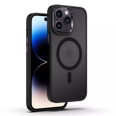 Чехол накладка Black Matte MagSafe iPhone 13 Pro Max Черная