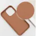 Чехол Накладка Snap MagSafe iPhone 13 / iPhone 14 Коричневая