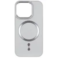 Чехол Накладка Snap MagSafe iPhone 13 / iPhone 14 Серая