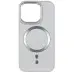 Чехол Накладка Snap MagSafe iPhone 13 / iPhone 14 Серая