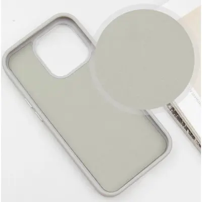 Чехол Накладка Snap MagSafe iPhone 13 / iPhone 14 Серая