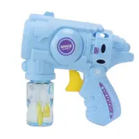 Пістолет з мильними бульбашками Heroes Bubble Gun +2 pack bottle 50ml+50ml (Animal)(Blue)