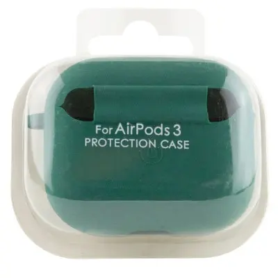 Чохол для навушників AirPods 4 Microfiber Зелений/ Pine Needle
