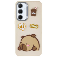 Чохол накладка LeatherToys Samsung A356 (A35 5G) Capybara Sand Пісок Чохол накладка LeatherToys Samsung A356 (A35 5G) Capybara Sand Пісок