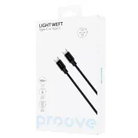 Кабель Proove Light Weft Type-C to Type-C 60W 1м Чёрный