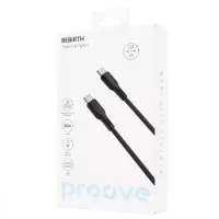 Кабель Proove Rebirth Type-C to Type-C 60W 1м Чёрный