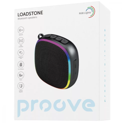 Колонка Bluetooth Proove Loadstone Black, Чорний