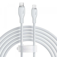 Кабель дата Baseus Pudding Type-C to Lightning 2.4A 2м Білий Кабель дата Baseus Pudding Type-C to Lightning 2.4A 2м Білий