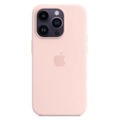 Чехол накладка HC MagSafe iPhone 14 Pro Розовая (Chalk Pink)