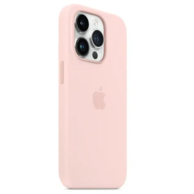 Чехол накладка HC MagSafe iPhone 14 Pro Розовая (Chalk Pink)