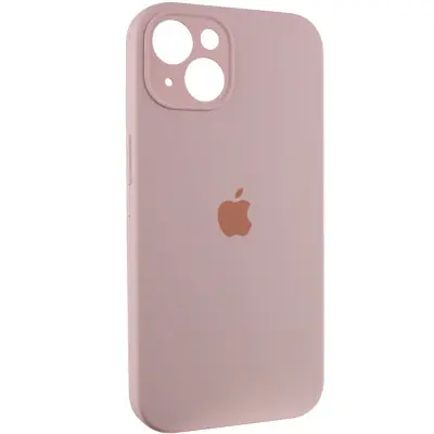 Чехол накладка HC iPhone 13 Розовая (Chalk Pink) Full