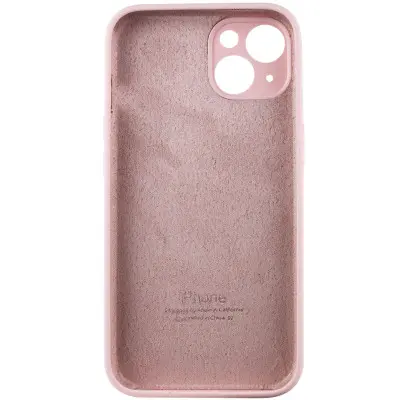 Чехол накладка HC iPhone 13 Розовая (Chalk Pink) Full