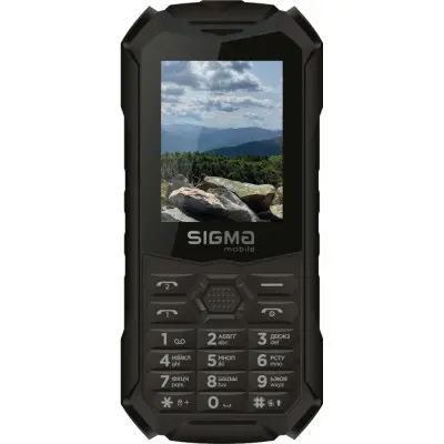 Мобильный телефон Sigma X-treme PV68 Black, черный