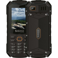 Мобильный телефон Sigma X-treme PV68 Black Orange, Черный Оранжевый