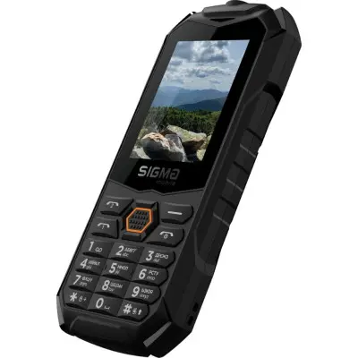 Мобильный телефон Sigma X-treme PV68 Black Orange, Черный Оранжевый