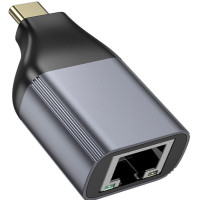 Переходник Hoco UA35 USB-C to RJ45 Переходник Hoco UA35 USB-C to RJ45