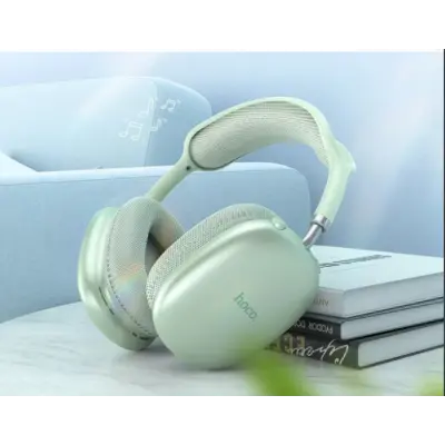 Беспроводные полноразмерные наушники Hoco W55 Green Stereo Bluetooth Headphones, зеленые