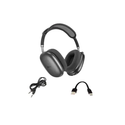 Безпровідні повнорозмірні навушники Hoco W55 Stereo Bluetooth Headphones, темно-сірі