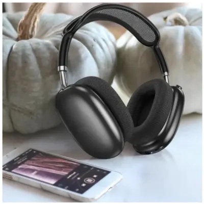 Безпровідні повнорозмірні навушники Hoco W55 Stereo Bluetooth Headphones, темно-сірі
