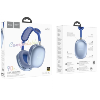 Безпровідні навушники Bluetooth Hoco W55 Blue, Сині