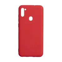 Чехол накладка SMTT Samsung A115/M115 (A11/M11) Красная