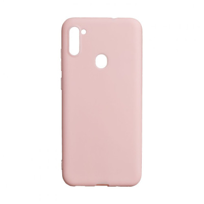 Чехол накладка SMTT Samsung A115/M115 (A11/M11) Розовая