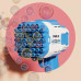 Пистолет с мыльными пузырями Bubble Gun 698-20 с насадками на 32/45 отверстий 50ml (Blue)