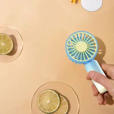 Портативний міні вентилятор LT-S3231 300mAh (Light Blue)