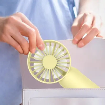 Портативний вентилятор LS610 з водяним охолодженням 500mAh (Yellow)