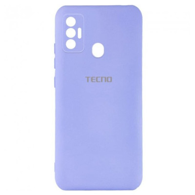 Чехол накладка HC TECNO Spark 7 Сиреневая/ Dasheen