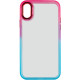 Чохол накладка Fresh sip iPhone X Бірюзовий/ Рожевий Чохол накладка Fresh sip iPhone X Бірюзовий/ Рожевий