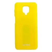 Чехол накладка Getman Magnet Xiaomi Redmi Note 9S/Note 9 Pro Желтая