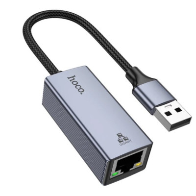 Кабель Hoco UA37 USB -  ethernet adapter