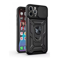 Чохол накладка Serge Ring Camshield Xiaomi Redmi 14c Чорна