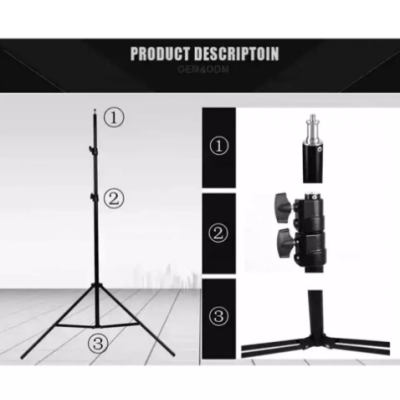 Штатив FB210 для LED ламп 2,1м Чорний