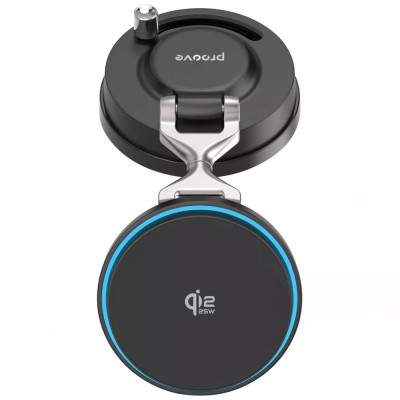 Автодержатель Proove JetLock Qi2.2  25W Black, Черный
