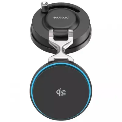 Автодержатель Proove JetLock Qi2.2  25W Black, Черный