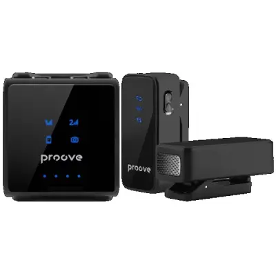 Бездротовий петличний мікрофон Proove ToneLine Чорний