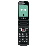 Мобильный телефон Ergo F241 Dual Sim Black, черный