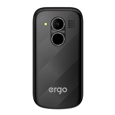 Мобильный телефон Ergo F241 Dual Sim Black, черный