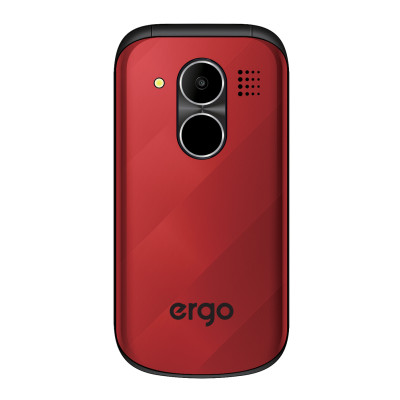 Мобильный телефон Ergo F241 Dual Sim Red, красный