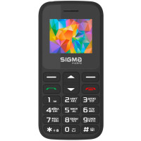 Мобільний телефон Sigma mobile Comfort 50 HIT black, чорний